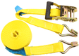 Quincaillerie - Arrimage - Sangle a cliquet ergonomique crochet fermé 2,5 T 6 m