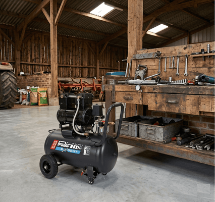 Compresseurs, outils pneumatiques - Compresseurs - Compresseur monophasé 50 L 8 bar 2 cv