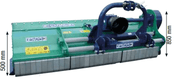Entretien - Broyeur axe horizontal - Broyeur fixe viti-arbo EXEL-CUT