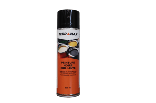 Consommables atelier - Peinture, marquage - Peinture noire brillante
