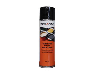 Consommables atelier - Peinture, marquage - Peinture noire brillante