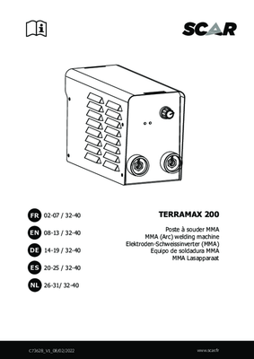 Soudure - Poste à souder - Poste à souder INVERTER TERRAMAX 200