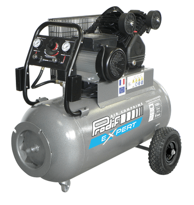 Compresseurs, outils pneumatiques - Compresseurs - Compresseur monophasé 100 L 9 Bar 3 CV